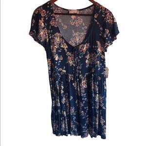 Women’s NWT Altar’d State Navy Floral Dress